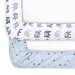The Peanutshell Fitted Crib Sheets - Blue And Gray Elephant - 2pk -Nursery Furniture Store GUEST 7e8d5421 8d12 408d a25b d0b4732a6453