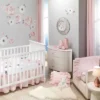 Lambs & Ivy Floral Garden Watercolor/Pink Linen 5-Piece Baby Crib Bedding Set -Nursery Furniture Store GUEST 7ed45641 4d8b 4a39 aa88 51a4c6bc4842