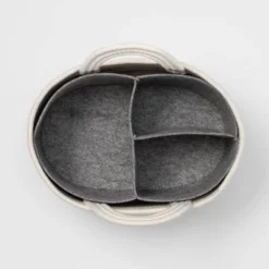 Coiled Rope Diaper Caddy With Dividers - Cloud Island™ Cream -Nursery Furniture Store GUEST 7f5e960b d644 465e 8a6b 1a2091651e69