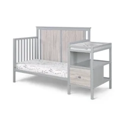 Suite Bebe Connelly 4-in-1 Convertible Crib And Changer Combo - Gray/Rockport Gray -Nursery Furniture Store GUEST 80cc51bd e88f 4330 8605 31629f09832c