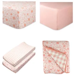 Honest Baby Organic Cotton Bedding Set - Papercut Floral - 5pc -Nursery Furniture Store GUEST 8e2dbee7 7c8b 49ed bd7a 971abe924ebe