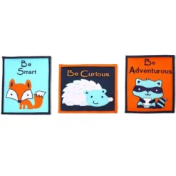 Bacati - Aztec Print Liam Aqua Orange Navy 10 Pc Crib Bedding Set With Long Rail Guard Cover -Nursery Furniture Store GUEST 8e7cdc62 868a 47a7 8096 1d55d81d5666