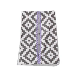 Bacati - Love Design/Print Gray Lilac 6 Pc Crib Bedding Set With Long Rail Guard Cover -Nursery Furniture Store GUEST 8f8072d3 4331 4c4c a863 6b025597db4d