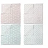 Bacati - Petals/Floral Muslin Swaddling Blankets Set Of 4 Aqua/Coral -Nursery Furniture Store GUEST 977ffb1c bf4c 4f0e b306 7b091db82407