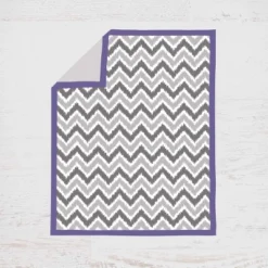 Bacati - Ikat Dots Leopard Purple Grey Girls 10 Pc Crib Set With Long Rail Guard Cover & 4 Muslin Swaddling Blankets 13 Bacati - Ikat Dots Leopard Purple Grey Girls 10 Pc Crib Set With Long Rail Guard Cover & 4 Muslin Swaddling Blankets -Nursery Furniture Store GUEST 98eb23d2 083f 4ef5 96de aa5f06a8b31f