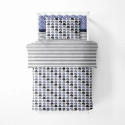 Bacati - Elephants Blue/Navy/Gray 4 Pc Toddler Bedding Set -Nursery Furniture Store GUEST 996f3707 bb9d 4f36 8c72 07af8887ebc1