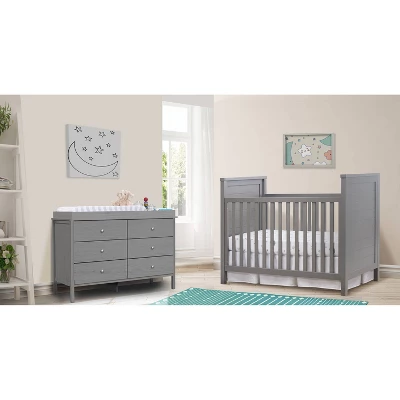 Sorelle Farmhouse Classic Crib - Weathered Gray 4 Sorelle Farmhouse Classic Crib - Weathered Gray - Image 2