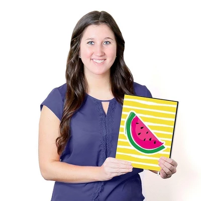 Big Dot Of Happiness Tutti Fruity - Nursery Wall Art, Kids Room And Decor Frutti Summer Home Decor - Gift Ideas - 7.5 X 10 Inches - Set Of 3 Prints 6 Big Dot Of Happiness Tutti Fruity - Nursery Wall Art, Kids Room And Decor Frutti Summer Home Decor - Gift Ideas - 7.5 X 10 Inches - Set Of 3 Prints - Image 4