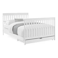 Delta Children Mercer Deluxe 6-in-1 Convertible Crib With Underdrawer Storage - Bianca White -Nursery Furniture Store GUEST 9e128508 22fe 428d 93e5 fd830a3cf10e