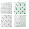 Bacati - Soccerball Green/Gray Muslin Swaddling Blankets Set Of 4 -Nursery Furniture Store GUEST a2829dd4 7e40 4a08 ac77 6b4fabce7e7f
