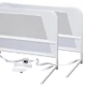 KidCo Mesh And Steel Double Pack Telescopic Toddler Child Bed Rail Guard, White -Nursery Furniture Store GUEST a2b3dbea ded1 4c37 b37f f0bd14ff870a