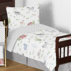 5pc Sweet Jojo Designs On The Farm Toddler Bedding Set -Nursery Furniture Store GUEST a3887f85 1c6e 4860 9c8b 6298b4e969dc