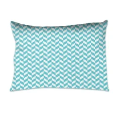 Bacati - Herringbone Aqua Muslin 3 Pc Toddler Bed Sheet Set 100 Pecent Cotton -Nursery Furniture Store GUEST a412ca3e eab2 4475 a7a7 f0c4a6db7b87