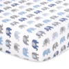 The Peanutshell Fitted Crib Sheets - Blue And Gray Elephant - 2pk -Nursery Furniture Store GUEST a471c285 bd3f 42d0 94cc 88e89424de9e