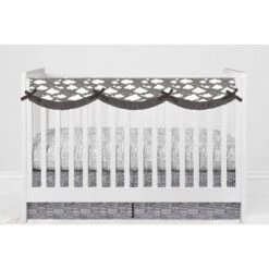 Bacati - Clouds In The City White/Gray 10 Pc Crib Bedding Set With Long Rail Guard Cover -Nursery Furniture Store GUEST a58ed2e7 b4bc 4250 bad7 51fa4f2bf1fa