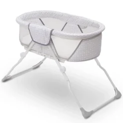 Delta Children EZ Fold Ultra Compact Travel Bassinet - Gray -Nursery Furniture Store GUEST a679b6a9 9634 4e73 ac98 91b8143a741b