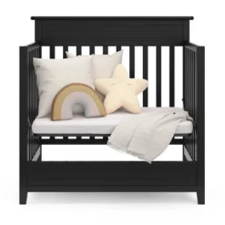 Storkcraft Petal Convertible Mini Crib With Mattress -Nursery Furniture Store GUEST a98dde98 6fbb 4efe 855e c9e2ace1f737