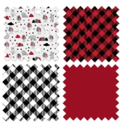 Bacati - Lumberjack Red Black Gray 3 Pc Crib Bedding Set -Nursery Furniture Store GUEST aa8d3e10 329a 42e5 beef f3becf49dfed