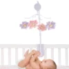Bedtime Originals Lavender Floral Musical Baby Crib Mobile Soother Toy -Nursery Furniture Store GUEST ab9a477e 5bc1 4772 bb0b d2dc3ad9c318