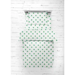 Bacati - Stars Green Muslin 4pc Toddler Bedding Set -Nursery Furniture Store GUEST abc0e488 4ff1 45a5 b128 7b27fb7cc771