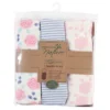Touched By Nature Baby Girl Organic Cotton Swaddle Wraps, Pink Rose, 0-3 Months -Nursery Furniture Store GUEST ad222274 791c 4238 8ae5 cd00dfd59bc0