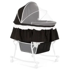 Dream On Me Lacy Portable 2-in-1 Bassinet, Black -Nursery Furniture Store GUEST aef081cb 834c 4c17 a414 47b22e80c529