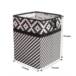 Bacati - Love Black/White Collapsible Laundry Hamper 9 Bacati - Love Black/White Collapsible Laundry Hamper -Nursery Furniture Store GUEST b321e99b 91ef 4e99 be16 a21cf695b6e8