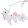 Little Love By NoJo Rainbow Unicorn Musical Mobile With Unicorns And Clouds - Aqua And White -Nursery Furniture Store GUEST b5a52cc8 0e88 43a4 a736 05d70786700e