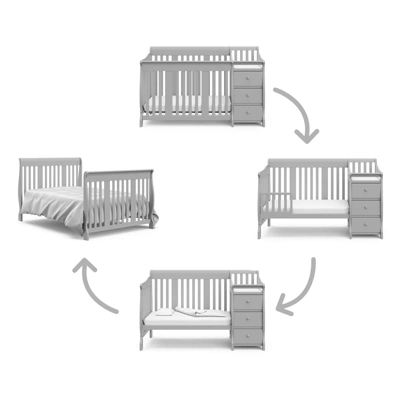 Storkcraft Portofino 5-in-1 Convertible Crib And Changer 8 Storkcraft Portofino 5-in-1 Convertible Crib And Changer - Image 6