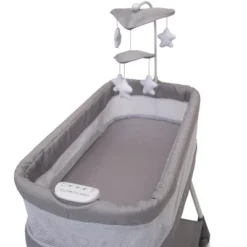Simmons Kids' Shooting Star Rocking Bassinet With Airflow Mesh - Platinum -Nursery Furniture Store GUEST b83c3a53 b649 4c5f 9317 bf74758a427c