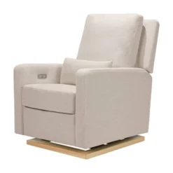 Babyletto Sigi Glider Recliner With Electronic Control And USB With Light Wood Base - Greenguard Gold Certified -Nursery Furniture Store GUEST b9a18f91 9da9 4606 b467 073768641912