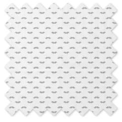 Bacati - Mustache/Plus Muslin 4 Pc Toddler Bedding Set, Gray -Nursery Furniture Store GUEST bbac7de6 9dbd 4469 8a16 43ef5818da33