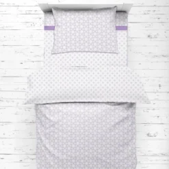 Bacati - Petals/Floral Lilac Girls Muslin 4 Pc Toddler Bedding Set -Nursery Furniture Store GUEST bcb20930 f399 48a5 a581 85f17ef54fa0
