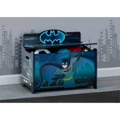 Delta Children Batman Deluxe Toy Box - Greenguard Gold Certified