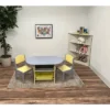 Oval Table With 2 Chairs And Storage Bins Gray/Yellow - Gift Mark -Nursery Furniture Store GUEST c148fd02 5e3d 4ae3 894c 6bf68017b0e0