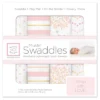 SwaddleDesigns Cotton Muslin Swaddle Blankets - Heavenly Floral Shimmer - 4pk - Pink -Nursery Furniture Store GUEST c1f55d56 3b2e 4918 8428 dad50ee934ae