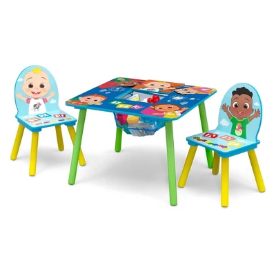Delta Children CoComelon Kids' Table And Chair Set With Storage (2 Chairs Included) - Greenguard Gold Certified - 3ct 4 Delta Children CoComelon Kids' Table And Chair Set With Storage (2 Chairs Included) - Greenguard Gold Certified - 3ct - Image 2
