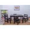 Rectangle Table With 4 Chairs Espresso - Gift Mark -Nursery Furniture Store GUEST c29a9542 96c3 4944 8db2 dc5d59c00bdd
