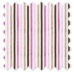 Bacati - Mod Stripes Pink/Chocolate Crib Or Toddler Bed Skirt -Nursery Furniture Store GUEST c6b7d8a4 1486 4579 9f0c 0fa187895b4c