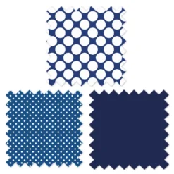 Bacati - MixNMatch Blue Dots 3 Layer Crib/Toddler Ruffles/skirt -Nursery Furniture Store GUEST c89ff890 3d72 4082 8afc d547fe973267
