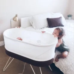Happiest Baby SNOO Smart Sleeper Bassinet - White/Brown -Nursery Furniture Store GUEST c8d9cb77 7e07 4dd3 af79 63931f177ea6