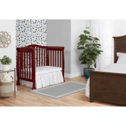 Dream On Me JPMA Certified Naples 4-in-1 Convertible Mini Crib -Nursery Furniture Store GUEST ca843321 ee14 4e96 b8cb d947e6c9660f