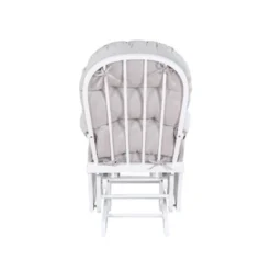 Suite Bebe Mason Glider & Ottoman - White/Woven Gray -Nursery Furniture Store GUEST cacdf7f7 f961 4549 b872 494e87d6b1bf