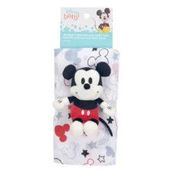 Lambs & Ivy Mickey Mouse Swaddle Blanket & Plush Infant Gift Set - 2pk -Nursery Furniture Store GUEST d18864c0 db87 4bb3 a015 9e019e636cb6