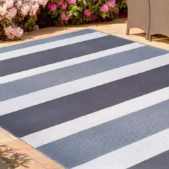 Modern Classic Coastal Stripes Indoor/ Outdoor Area Rug By Blue Nile Mills -Nursery Furniture Store GUEST d474982a 9574 4881 99bb a1cae3823d21
