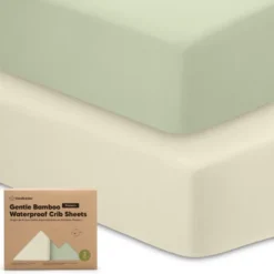 KeaBabies Waterproof Crib Sheets For Boys, Girls, 2pk Baby Fitted Crib Sheet, Waterproof Crib Mattress Protector Sheets -Nursery Furniture Store GUEST d67f712b 2577 4606 be33 ce170e65cbc0
