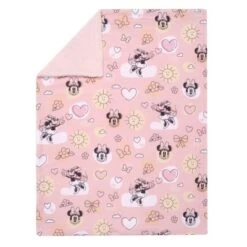 Lambs & Ivy Disney Baby Minnie Mouse Fleece Baby Blanket