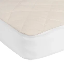 Sealy Quilted Crib Mattress Pad With Organic Cotton Top