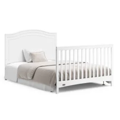 Graco Paris 5-in-1 Convertible Crib - White -Nursery Furniture Store GUEST df622116 1cbf 4e09 8dbb 67154025312e