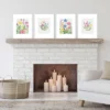 Big Dot Of Happiness Wildflowers - Unframed Floral Nursery And Room Decor Linen Paper Wall Art - Set Of 4 - Artisms - 8 X 10 Inches -Nursery Furniture Store GUEST e89fdaf0 7744 4749 976b dfeae9e70a3f